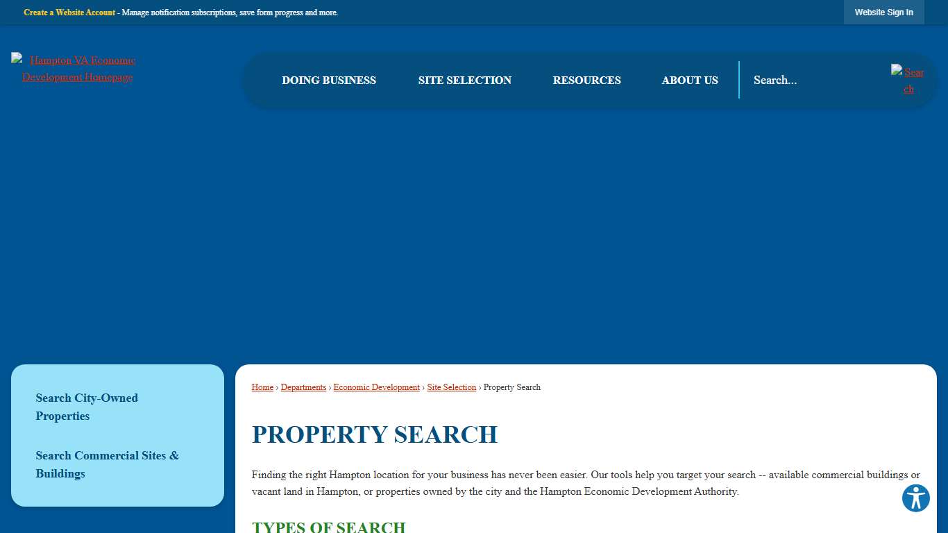 Property Search | Hampton, VA - Official Website